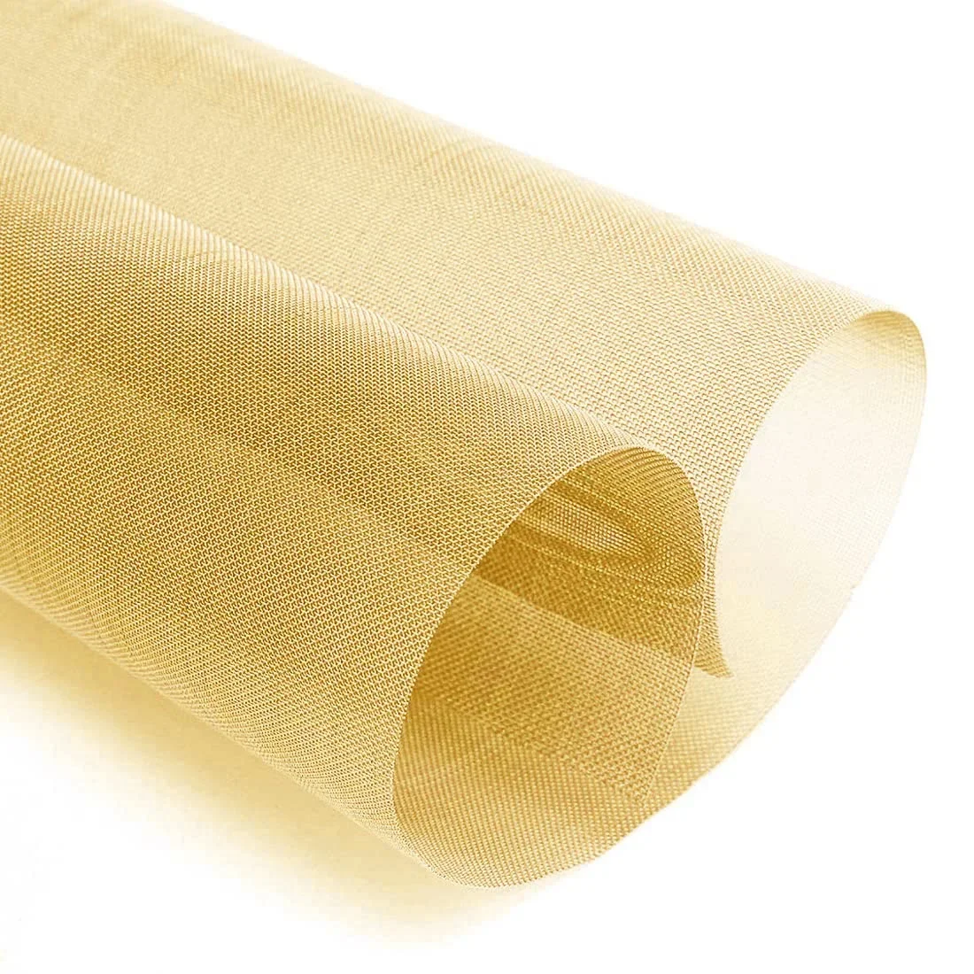 真鍮製のワイヤーメッシュ1枚。サイズは15x15cm、30x - Copper Wire Roll のレビューと価格
