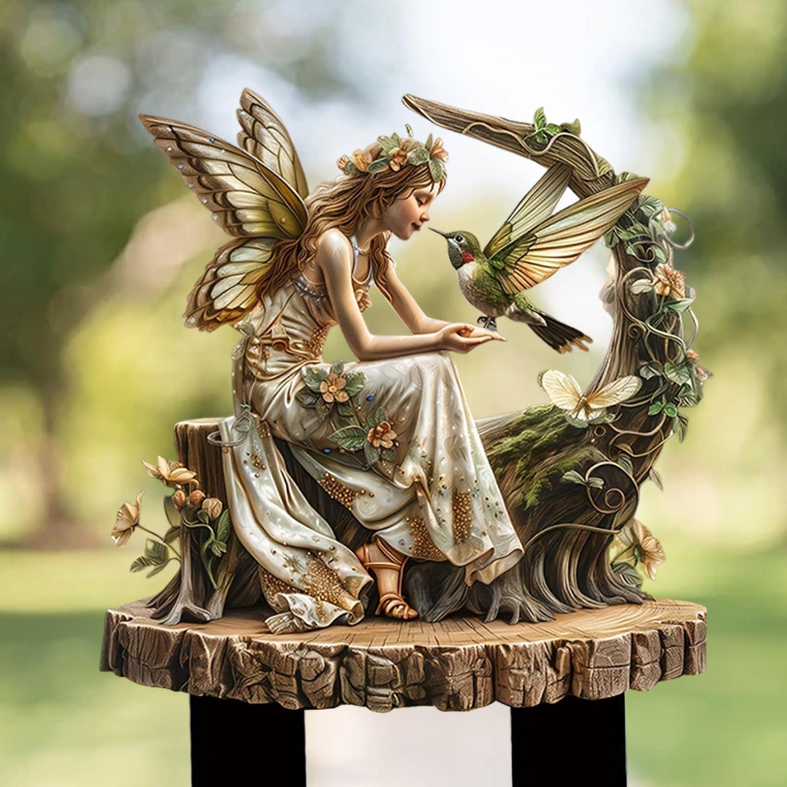 アクリルの妖精の庭の杭,2D植木鉢,庭の芸術の装飾,盆栽の屋 - Bonsai Garden Art のレビューと価格
