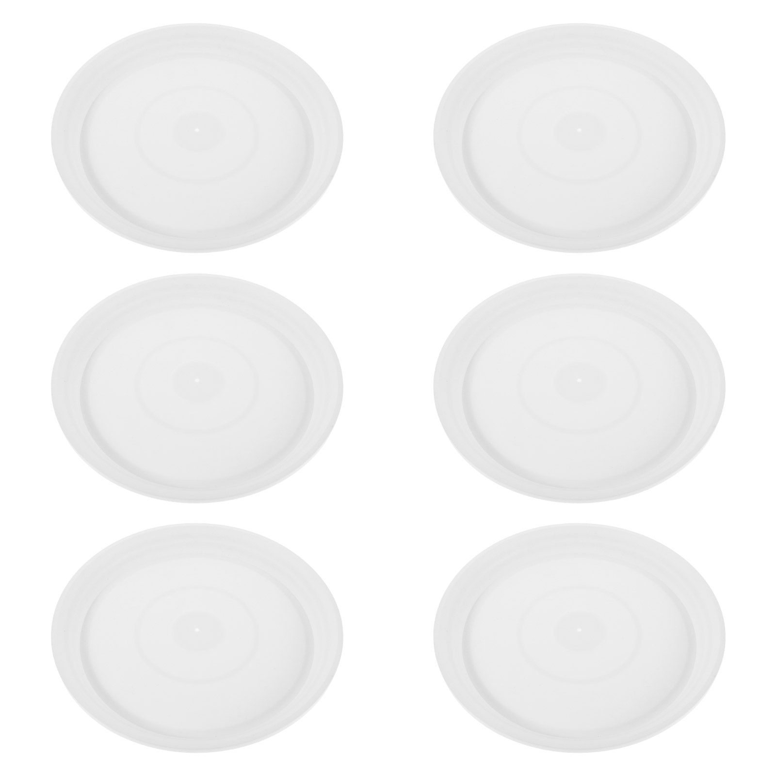 6個入り、直径10.61インチの丸型プラスチック製プランター - Drip Tray Saucer のレビューと価格